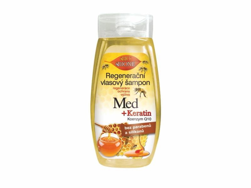 2440.jpg Regenerační vlasový šampon MED + KERATIN + Q10 260 ml - Obrázek 1