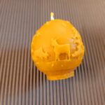 Svíčka z včelího vosku -baňka