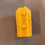 Svíčka z včelího vosku -litá