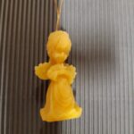 Svíčka z včelího vosku-andílek