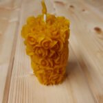 Svíčka z včelího vosku - růžička